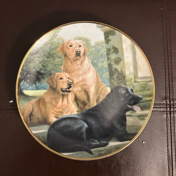 Franklin Mint Heirloom Recommendation, Canine Companions, by Nigel Hemming - Picture 1 of 3